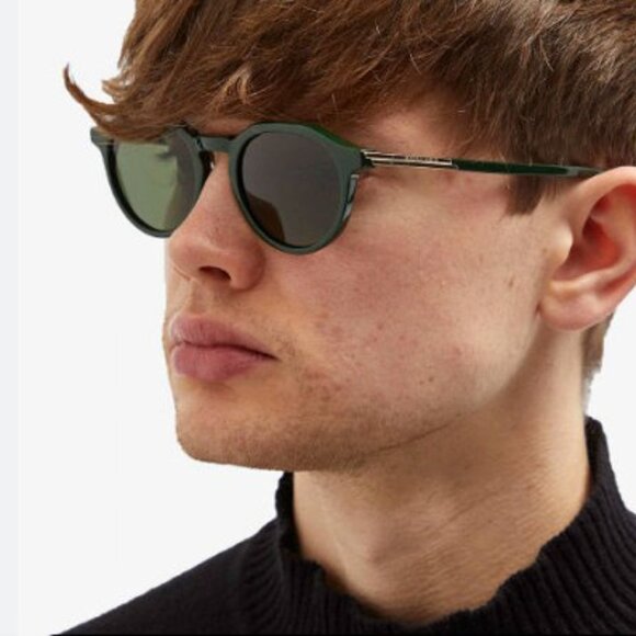 Bottega Veneta BV1260S 005 Round Sunglasses - Black/Grey - Picture 2 of 10